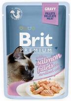 Sterilizuota lašišos filė padaže Brit Premium 85g