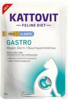 Šlapias kačių maistas KATTOVIT Gastro Duck Pate 85g