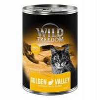 Konservuotas pašaras katėms Wild Freedom Golden Valley Rabbit and Chicken 400 g