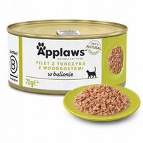 Drėgnas kačių ėdalas APPLAWS Cat, tunas ir jūros dumbliai sultinyje, 70 g