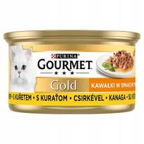 Šlapi maistas katėms Gourmet Gold su vištiena, 85 g