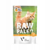 Šlapias maistas katėms RAW PALEO Adult Cat Turkey 100g
