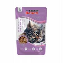 Kačių ėdalas su triušiena baltojo padažo Super Benek, 100 g