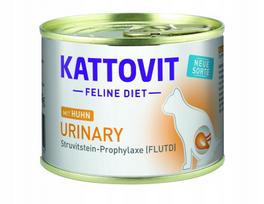 Konservai katėms KATTOVIT Feline Diet Urinary su vištiena 185 g