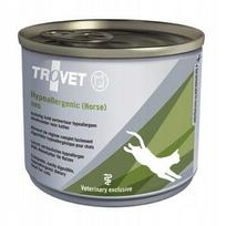 Šlapias kačių ėdalas Trovet Hypoallergenic HRD 200g su arkliena
