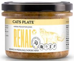 Pašaras katėms CATS PLATE VET RENAL su antiena inkstams 180g