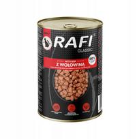 Konservuotas kačių ėdalas RAFI Classic su jautiena 415g