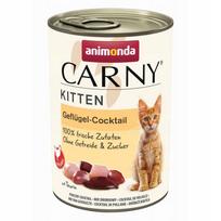 Šlapias kačių maistas Animonda Carny Kitten 400g su paukštiena