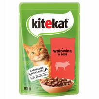 Šlapias kačių ėdalas Kitekat su jautiena padaže 85 g
