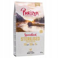 Sausas pašaras katėms Purizon Adult Sterilised su vištiena ir žuvimi 6,5 kg
