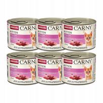 Šlapias kačių maistas ANIMONDA Carny Kitten Baby Pate 6x200g