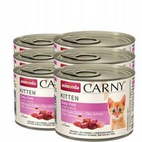 Kačių konservai Animonda Carny Kitten Baby Pate, 6 x 200 g