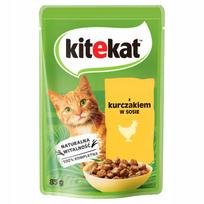 Šlapias pašaras Kitekat 85 g su vištiena padaže