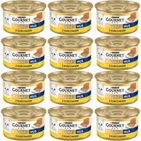 Šlapias kačių maistas Purina Gourmet Gold MUS PATE WITH CHICKEN 12x85g