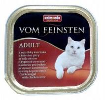 Kačių pašaras Animonda Adult Chicken Liver 100g