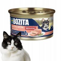 Katėms skirtas Bozita Mousse Salmon paštetas, 85 g