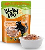 Katėms skirtas maistas Lucky Lou Extra Food su tunu ir morkomis, 70 g