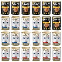 Kačių maistas Rafi Cat Mix of Flavours 24x415g