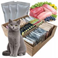 Drėgnas kačių ėdalas Cat Flavours Box, įvairių skonių, 50 x 85 g