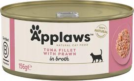 Kačių maistas APPLAWS CAT tuna with shrimp, 156 g