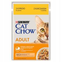 Šlapias kačių maistas su vištiena ir cukinija Purina Adult 85g