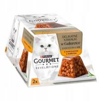 Šlapias kačių maistas Gourmet Revelations Chicken in Jelly, 2x57g
