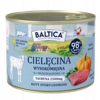 Šlapias kačių maistas Baltica Veal 185g be grūdų monoproteinas