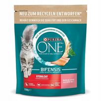 Sausas kačių pašaras Purina ONE Sterilcat Salmon, 750 g