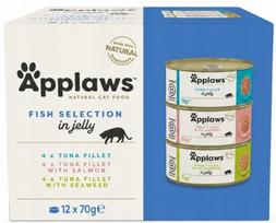 Šlapių kačių maistas Applaws Fish Mix 12 x 70 g