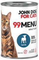 Šunų konservai John Dog 99 menu su ėriena 0,4 kg