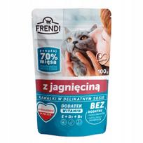 Katinų pašaras su ėriena Frendi 100g