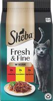 Katinų pašaro rinkinys Sheba FRESH & FINE jautiena, vištiena, ėriena 6x50g