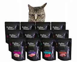 Šlapias kačių maistas 12x85g Dolina Noteci Premium, įvairių skonių