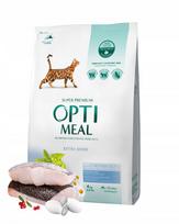 Sausas maistas su menke suaugusioms katėms Optimeal 4kg