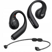 Belaidės ausinės Soundcore AeroFit Pro, juodos
