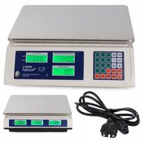 Elektroninės svarstyklės su LCD ekranu, 40 kg, 2 g tikslumas