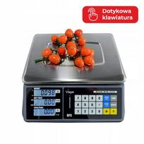 Elektroninės svarstyklės su legalizacija, 15 kg / 30 kg, skaičiavimo funkcija