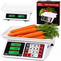 Elektroninės svarstyklės su LCD ekranu, 40 kg, tikslumas 2 g