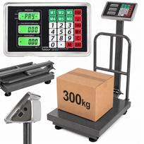 Elektroninės sandėlio svarstyklės su atlošu, 300 kg, LCD