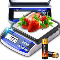 Elektroninės virtuvinės svarstyklės 15 kg 1 g