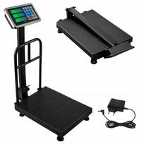 Svorio platformos svarstyklės 150 kg, LCD, belaidės, plieninės, sulankstomos
