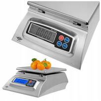 Virtuvinės elektroninės svarstyklės 7kg 1g su LCD