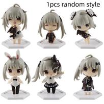 Anime Figure Cartoon kawaiii Yosuga no Sora Kasugano Sora sitting position Action Figure Host Computer Chassis Decor car Ornamen gray