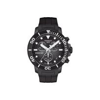 TISSOT Starfish Collection Quartz Movement Men's Watches Watch 45.5mm Black Dial Stainless Steel Case T120.417.37.051.02 Black Dial gray