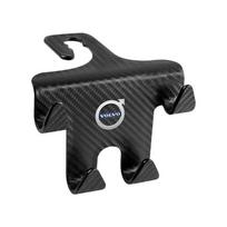 For Volvo Rdesign XC90 S60 XC60 V70 S80 S40 V50 V40 V60 C30 S70 1/2Pc Double Head Hooks Car Seat Back Headrest Hanger Caps juoda