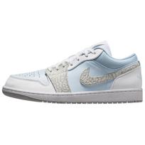 Air Jordan 1 Low SE 'Blue Tint Elephant Print' Men's IB7692-400 EU 45 white
