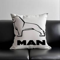 M-Mans Sunkvežimio Pagalvės Užvalkalas Odai Draugiškas Ir Patogus Audinio Pagalvės Užvalkalas Nematomas Užtrauktukas Peach skin 18*18(CM)-1Pcs gray