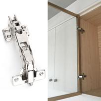 3pcs 165 Degree Cabinet Hinge Soft Closing Closet Hinge Durable Door Hinge  Cupboard