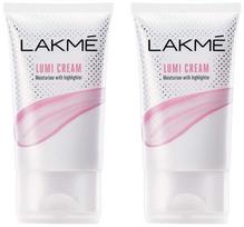 LAKMÉ Lumi Cream,Moisturizer with highlighter, Enriched with Niacinamide for all skin type,30 gm (Pack of 2) pink