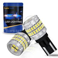 T15/T16/W16W LED 300% Itin ryški atbulinės eigos lemputė su įmontuotu eliminuotuvu Atbulinės eigos lemputė 360° Pilna juoda